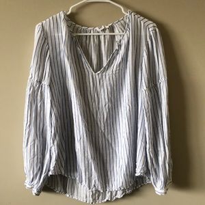 Blue and White Stripe Gap Top